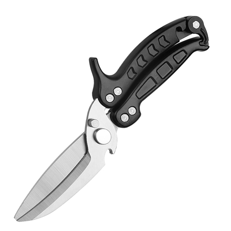 Kitchen Scissors/Shears,Multi-purpose Super Sharp Heavy Duty Poultry Scissors,for Poultry, Fish, Meat, Vegetables, a Good Partner in the Kitchen (Black) Black