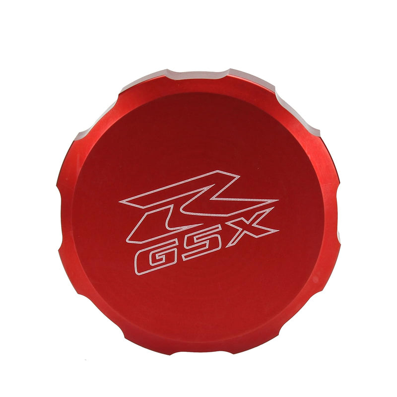 Front Brake Reservoir Cover Cap,Motorcycle Accessories Made of Aluminum Alloy Compatible with Suzuki GSX-R 600 1997-2020,GSX-R 750 1996-2020,GSX-R 1000 2001-2020 (Red) Red