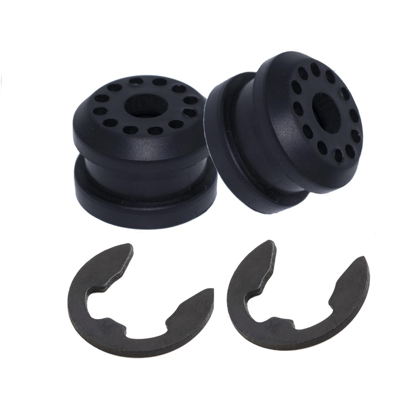 2PCS Transfer Case Shifter Linkage Control Lever Bushing Grommet Kit for Dodge Ram 1500 2500 3500 4x4 (2002-2010) - Includes E Clips (Part# 68078974AA, 68078975AA) 2