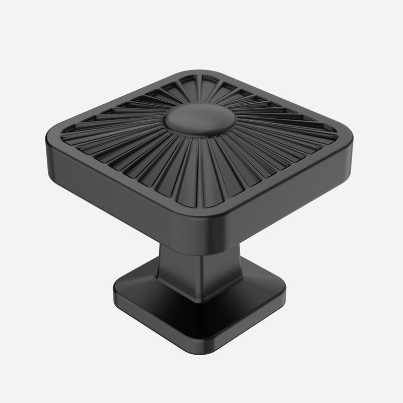 Asidrama 10 Pack Matte Black Kitchen Cabinet Knobs, Cabinet Knobs Kitchen Cabinet Hardware for Cupboard Drawer Knobs Dresser Knobs