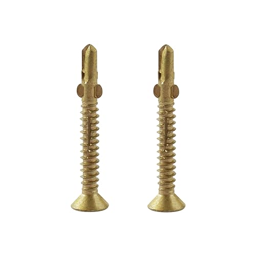 #10 x 1-5/8" Reamer Tek Torx/Star Head Self-Drilling Wood to Metal Screws #10x1-5/8"