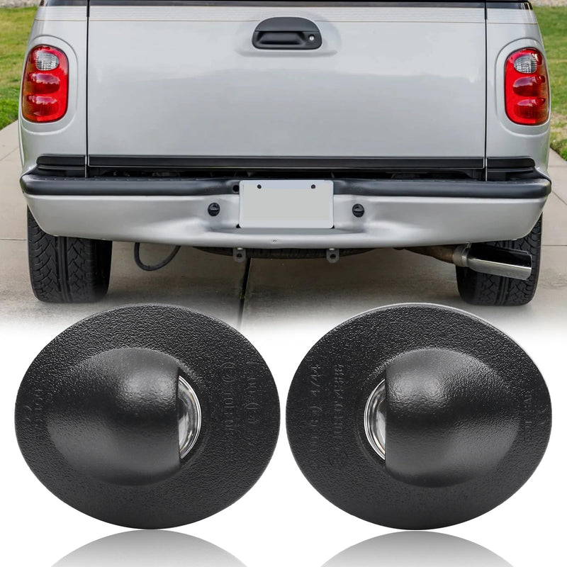 OEM License Plate Lights Tag Lights Housing Assembly Compatible with F150 F250 F350 Super Duty Ranger Explorer Bronco Excursion Expedition Rear Bumper Tag Lamp Housing