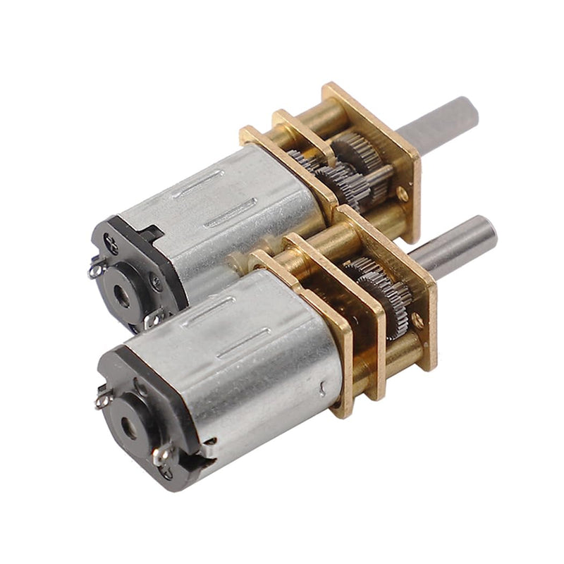 HiLetgo 2pcs GA12-N20 N20 (12V 500RPM) Gear Reducer Motor DC 3V/6V12V N20 Reduction Motor Mini Deceleration Gear Motor Micro Robort Smart Car Motor Multiple Rotation Speed Optional 12V