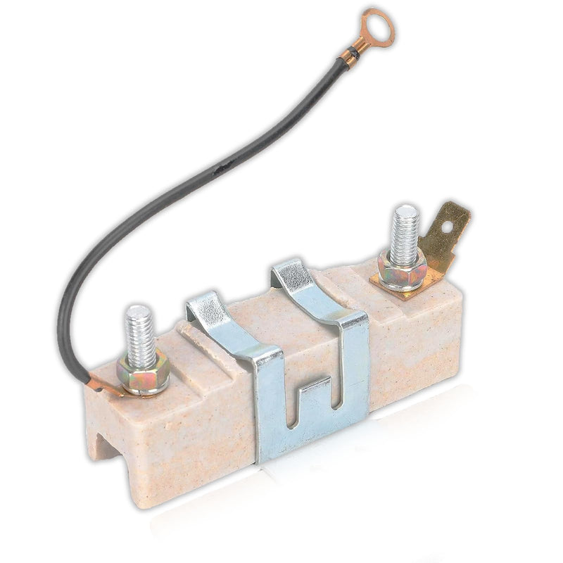 Ignition Coil Resistor, Metal Ceramic Ballast Resistor Wear Resistance Device Automotive Replacement Parts Accessories for 1.5 Ohm Classic Car Automobile Fuel Injection Resistor Units
