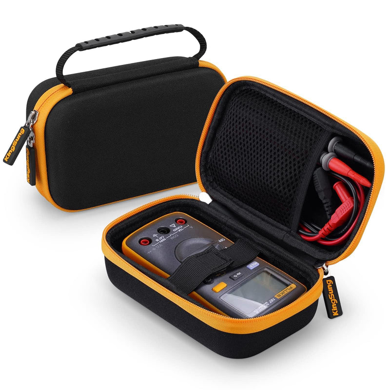 kingsung Hard Storage Travel Case for Fluke 101/106/107 Handheld Digital Multimeter, EVA, Drop-Resistant(Only Case)