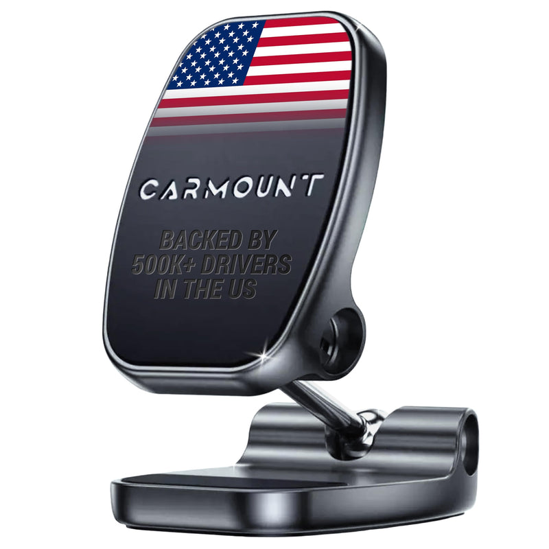 F2 Adjustable Car Mount | 2.0 Magnetic Phone Mount, Dashboard Phone Holder for Car, 6X N52 Magnets, 360° Rotation & Tilt, Universal Dash Mount for All Cell Phones 2.0 Minimal Adjustable Mount F2