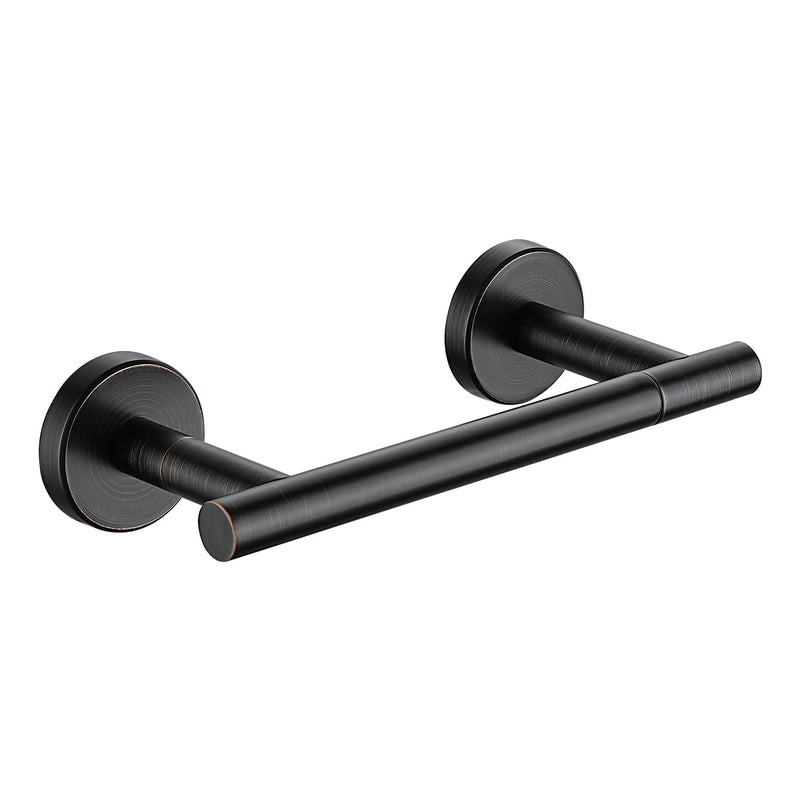 JQK Bronze Toilet Paper Holder, Double Post Pivoting Tissue Holder Wall Mount, 304 Stainless Steel Hold Mega Rolls, Oil Rubbed Bronze, TPH150-ORB 1 Pack