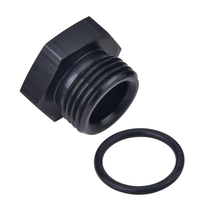 EVIL ENERGY 6AN Block off Cap ORB Plug Fitting Adapter Male Aluminum
