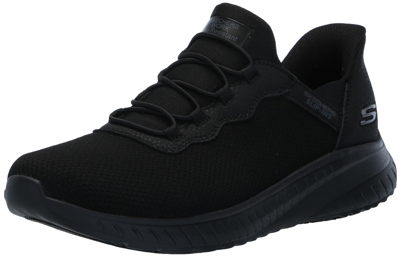 Skechers Women's Hands Free Slip-ins Work Squad Chaos SR - Jasul Shoe 8.5 Black