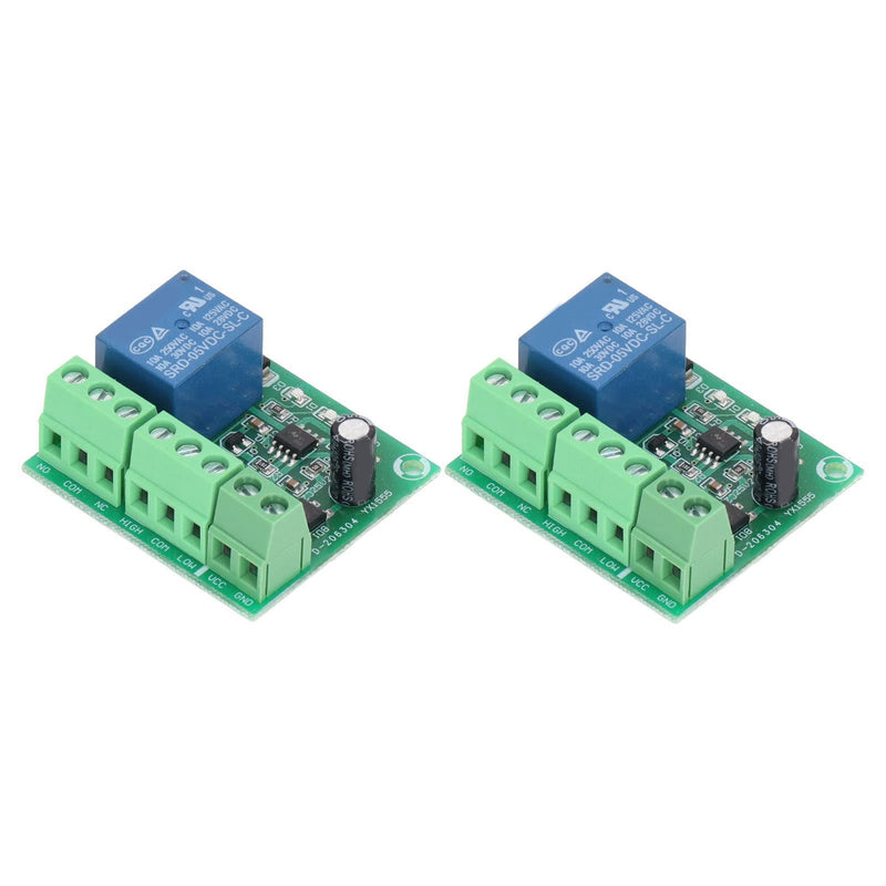 Water Level Controller Water Detection Sensor 5V Relay Switch Drainage Control Circuit Board 2PCS (5V)
