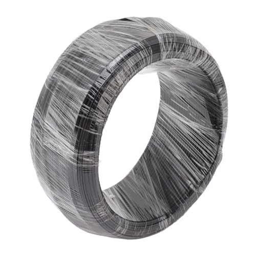 FOSA Bonsai Training Wire, Premium Aluminum Anodized Bonsai Wire for Shaping and Holding Branches, Rustproof Black 5.0mm Thick 500g Roll for Garden Horticulture