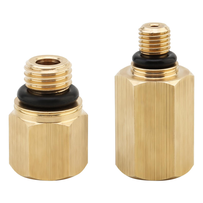 High Pressure Fuel Rail Adapters Fit for Ford 6.0L Engine, Brass Oil Rail Adapters Leak Test Kit