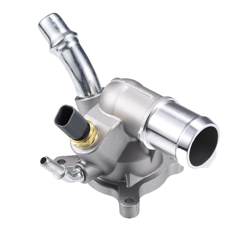 uxcell Engine Coolant Thermostat Housing Water Inlet Assembly for Chrysler 200 for Dodge Dart for Jeep Cherokee 2.4L No.5047772AB/5047263AB Integrated Thermostat Housing Assembly W/Sensor