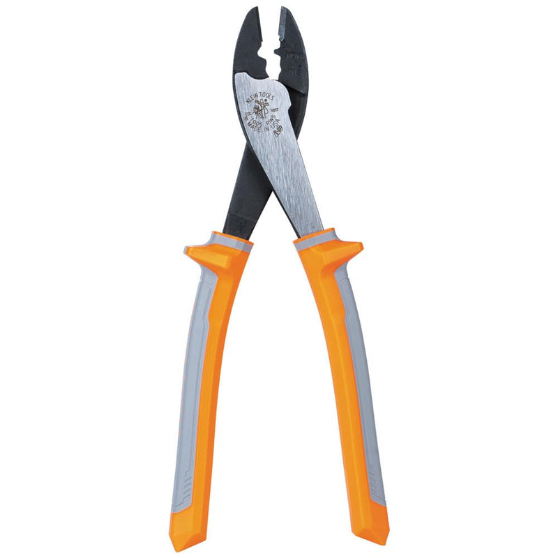 Klein Tools 1005RINS Insulated Pliers, Made in USA, Cutting / Crimping Tool for Insulated and Non-Insulated 10 to 22 AWG Wire and Connectors,1000V Rated