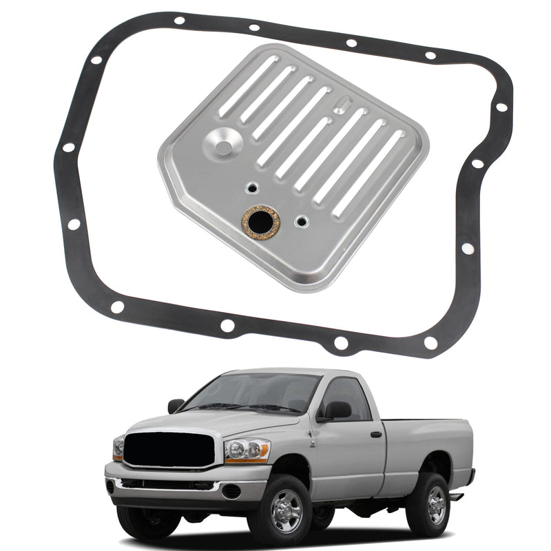 42RE 44RE 46RE 47RE 48RE Automatic Transmission Filter Kit Compatible with 1998-2009 Dodge Ram 1500 2500 3500 Dakota Durango Grand Cherokee Replaces# 52118789 5211-8789