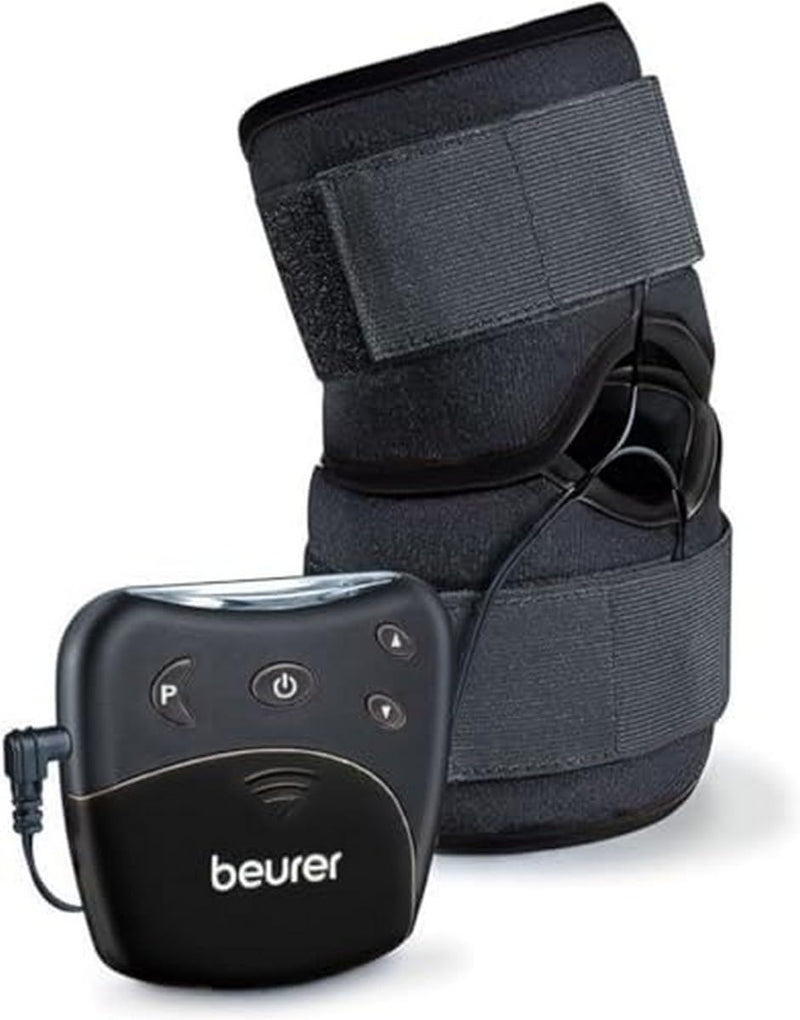 Beurer EM29 2-in-1 Knee and Elbow TENS Machine for Pain Relief with 20 Intensity Levels, 4 Programs, and Reusable Water Contact Electrodes, Digital Muscle Stimulator Device EM29 - Knee and Elbow