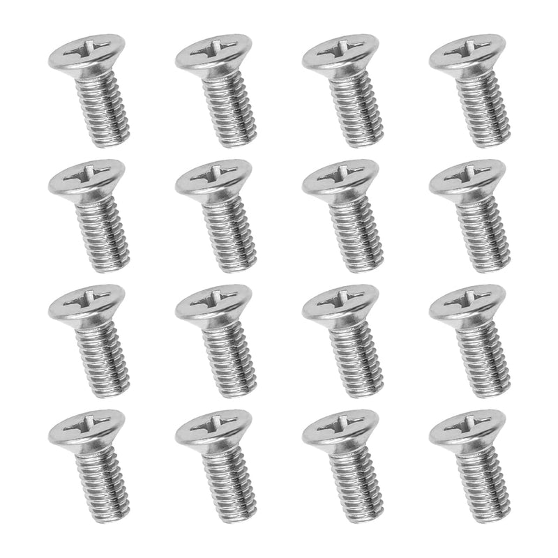16pcs Car Brake Disc Rotor Screws, 93600-06014-0H, Stainless Steel Retaining Screws for Front and Rear Rotor, Auto Replacement Hardware Bolts Screw Kit, Automotive Accessories