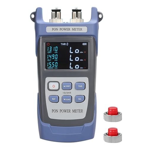 PON Optical Power Meter with SC/FC UPC Connector, Fiber Optic Test Equipment for PON Network 1 PON OPM-UPC