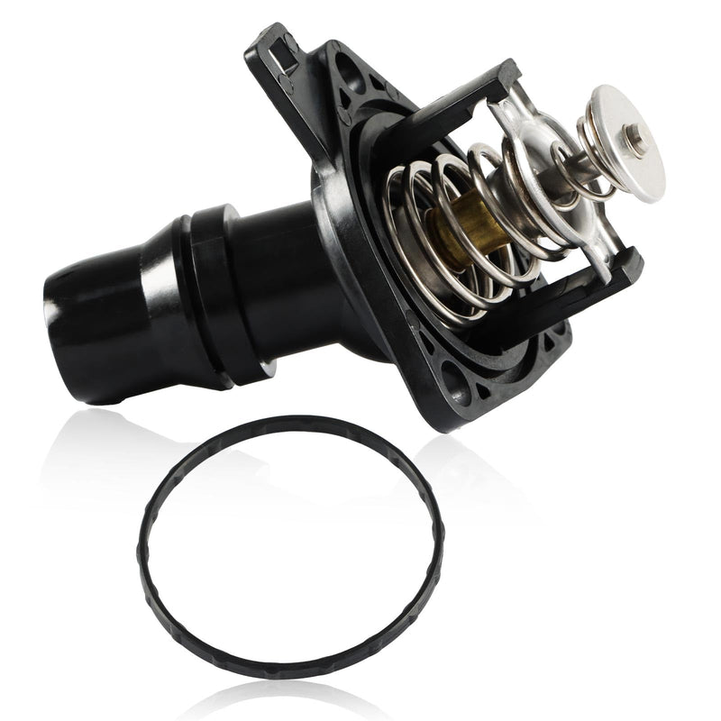 FUSCH Engine Coolant Thermostat Assembly Compatible with Honda Accord 2.4L 2003-2007 Element 2.4L 2003-2011 Replace#:19301-RAA-A02 19301RAAA02