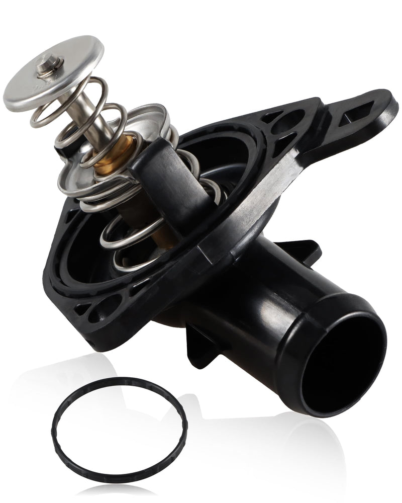FUSCH Thermostat Housing Kit Assembly Compatible with Honda CR-V 2.4L l4 2002-2006 Civic 2.0L l4 2002-2005 Acura RSX 2.0L l4 2002-2006 Replace#:19301PNA003 1430814 Thermostat Assembly