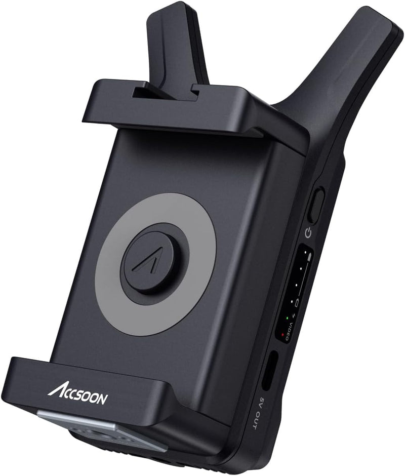 Accsoon CineView Nano Wireless Video Transmission System, 500ft Range, 0.06s Latency, 1080P/60 HD Video, 4 Devices Monitoring, 2-Way Power Supply HDMI Nano