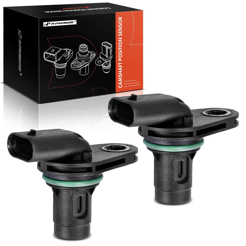 A-Premium 2-PC Engine Camshaft Position Sensor Compatible with Mercedes-Benz C300, E350, E400, E550, E63 AMG, E63 AMG S, GLK350, GLE350, GLE63 AMG, GLE63 AMG S, ML350, ML550, ML63 AMG, GL450, GL550
