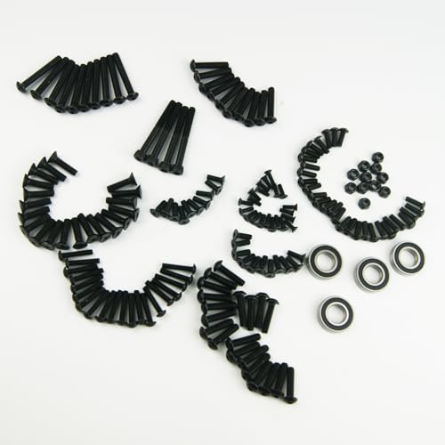 TITRACING 168 pcs of Bolts Screws Bearings for LOSI Desert Buggy XL DBXL