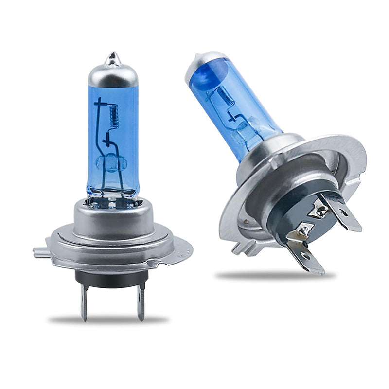 2 PCS H7 Car Halogen Bulb, 12V 100W High-power Stone Car Bulb Low Beam, Universal Automotive Replacement Accessories, Product Compatible with Cars, Trucks, Vans, SUVs, Trailers (White) 2 PCS #H7 White