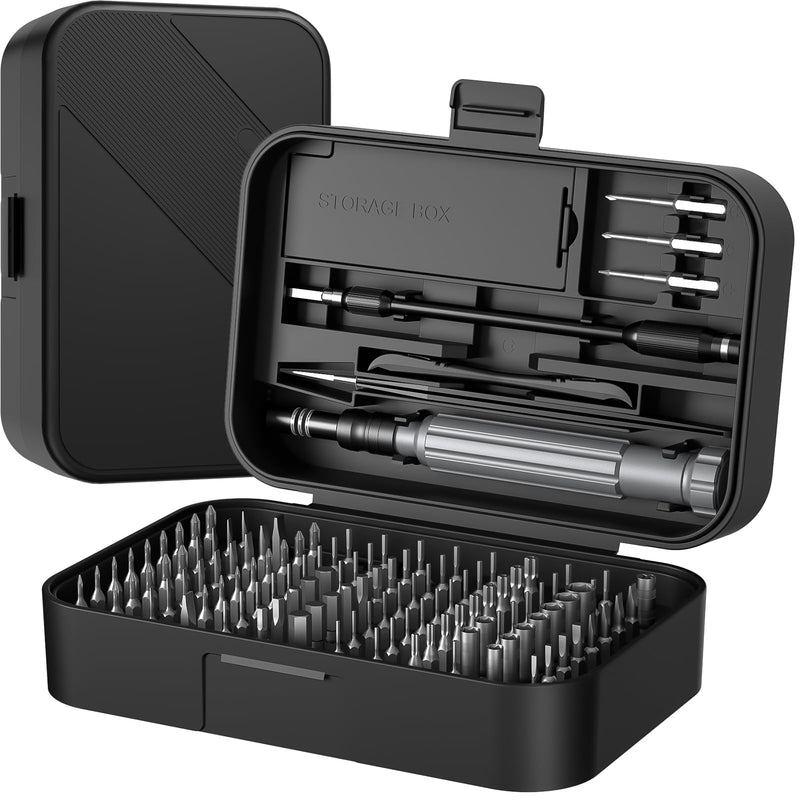 LIFEGOO Precision Screwdriver Set, 150 in 1 Magnetic Screwdriver Set with mini built-in box, Repair Tool Kit for Computer, Laptop, iPhone, Macbook, PC, PS5, Xbox Controller, RC, Jewelers, Glasses