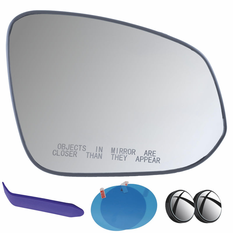 EAP Passenger Side Mirror Glass Compatible with Toyota RAV4 2013-2025, 4runner 2014-2024, Tacoma 2016-2025, Heated 8793142B70 8793142B80 8790204011 8793135C00 879310R260 TO1325144