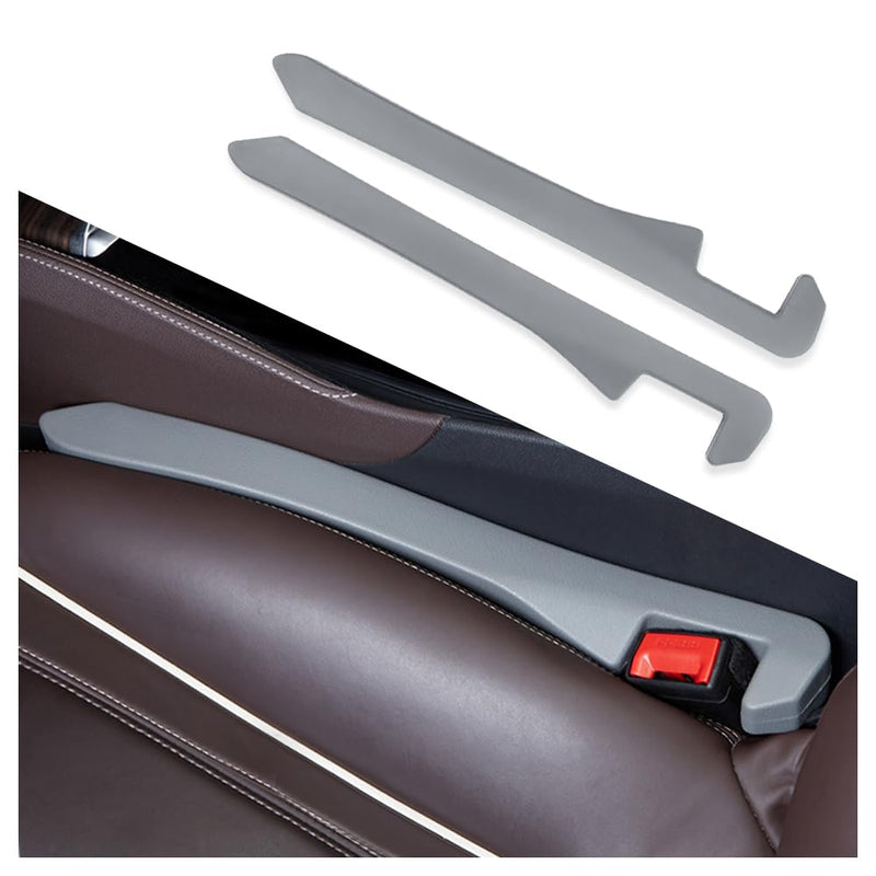 Super Flexible Car Seat Gap Filler,Durable Car Organizer Between Seats for Tightly Filling Seat Gaps,Universal CCar Side Seat Gap Filler CCar Accessories for Women & Men (Gray/2PCS)… Gray