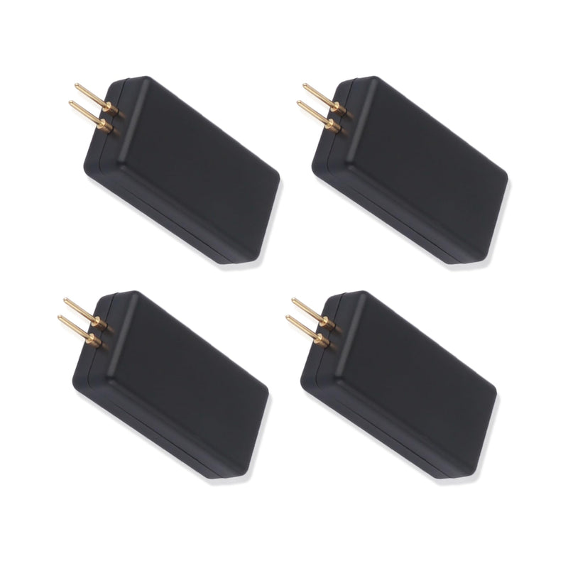 4PCS Airbag Bypass Resistor Car Diagnostic Tool,Professional 12V Car SRS Airbag Simulator Tester with 2 Pin Plug,Universal Car Diagnostic Scanner for Quickly Locating Airbag Faults 1.92x0.76x0.42 inch