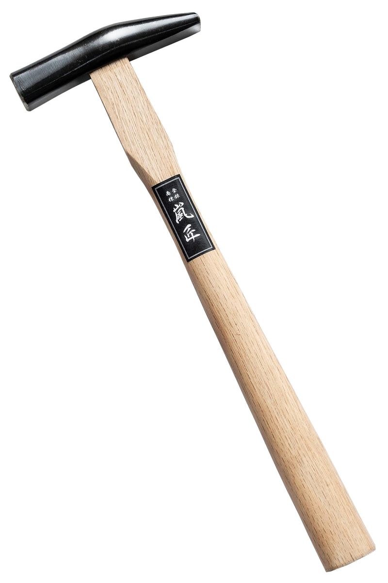 Sheet Metal Hammer 15 oz, Heavy Duty Forged Japanese Steel Head, Tinners Hammer Hand Tool for Setting, Riveting, Mechanic Purpose, Wood Handle, Made in JAPAN