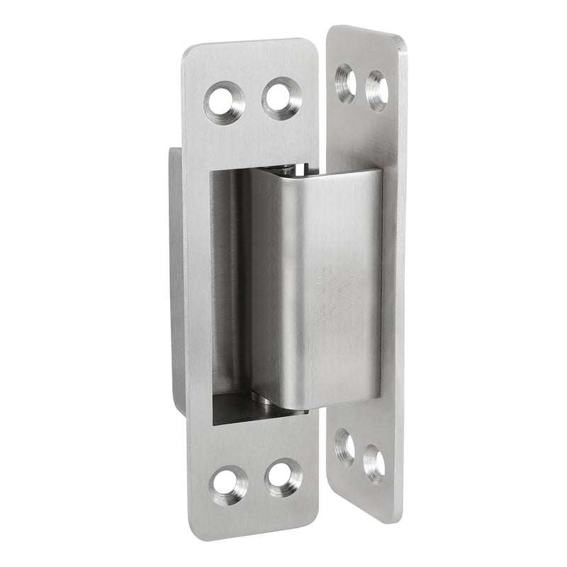 Hidden Door Hinge 5 Inch Hidden Hinges for Doors 304 Stainless Steel Hidden Door Hinges Heavy Duty Invisible Hinge 3mm Thicknesse Hidden Hinges for Doors Silent and Smooth 1pcs Stainless Steel | 1pcs 5inch