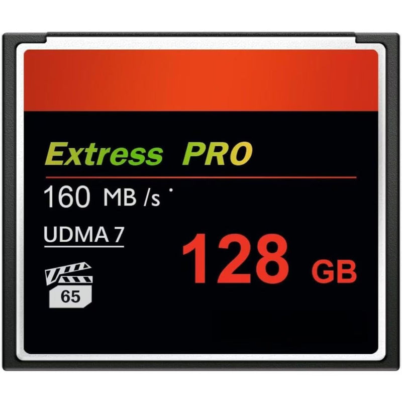 128GB UDMA Speed Up to 160MB/s CF Card Camera Card.for Professional Photographer Enthusiast