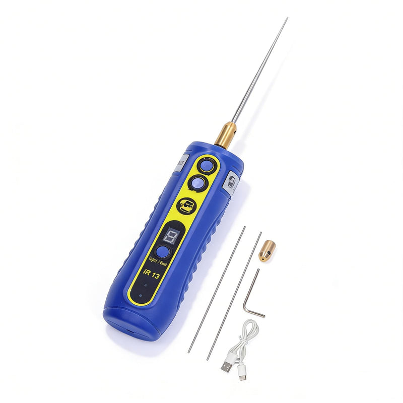 Electric Glue Removal Tool, IR13 Mobile Phone LCD Screen Hard Glue Remover 4 Levels Adjustable Electric Glue Removal Tool, Dry Glue for Mobile Phones Degumming