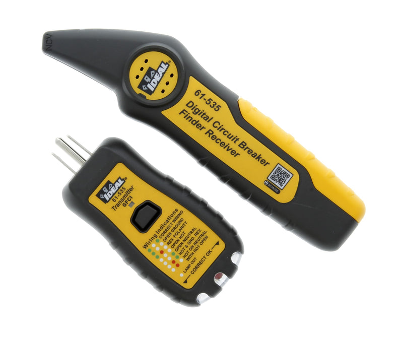 Ideal Electrical 61-535 Digital Circuit Breaker Finder with Digital Receiver and GFCI Circuit Tester