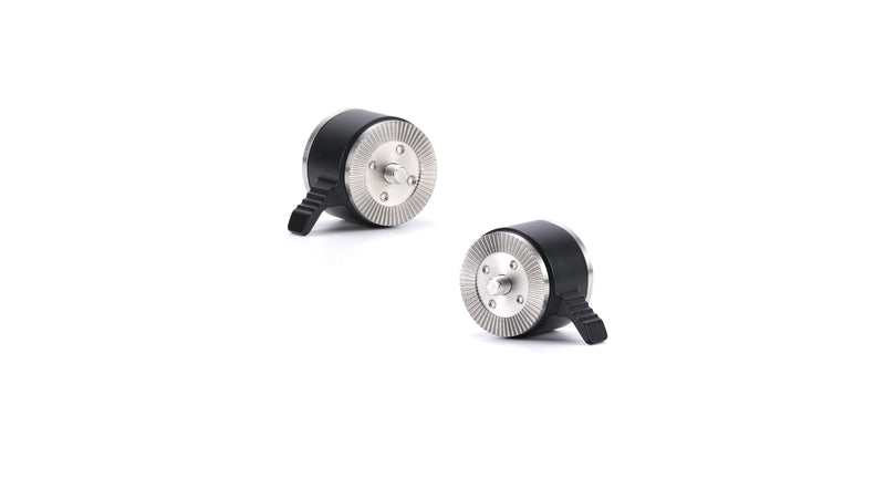 Quick Adjust Rosette Adapter - Black | Secure Connection | Compatible | Enhanced Comfort | Durable & Lightweight (Pair) Pair