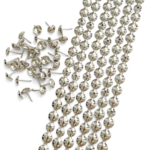 5Meters Upholstery Tacks Strips/Decorative Nail Strings (11mm Nickel) 11mm Nickel