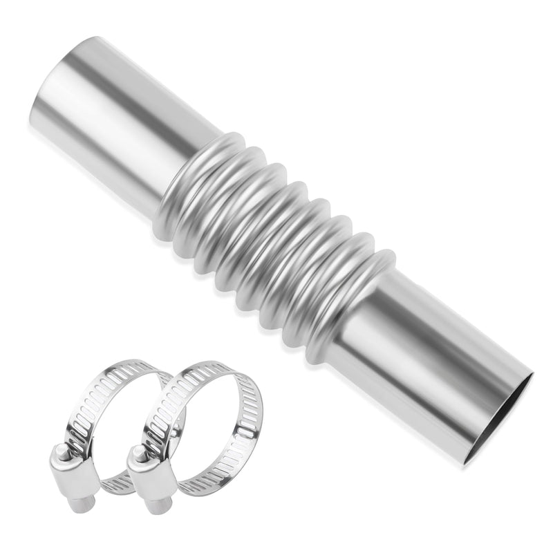 Universal Car Accessories Exhaust Connector Kit - Elbow/Straight Pipe Exhaust Flex Pipe for Diesel Air Heater Straight