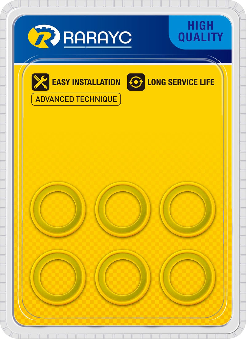 Gearcase Drain Plug Seal Washer Gaskets 26-830749 Compatible with Mercury Marine/Mercruiser (6 Pack)