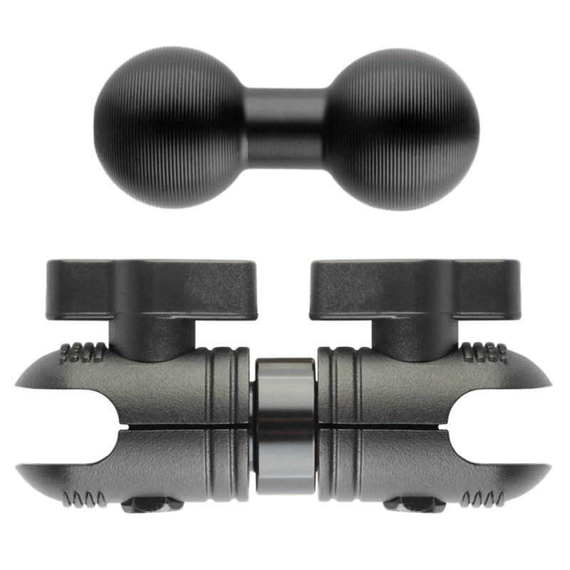 Bulletpoint Drop-Down Lower Phone Placement Kit 20mm-20mm Connector with 1cm Mounting Arm for Vehicle Phone Mounts