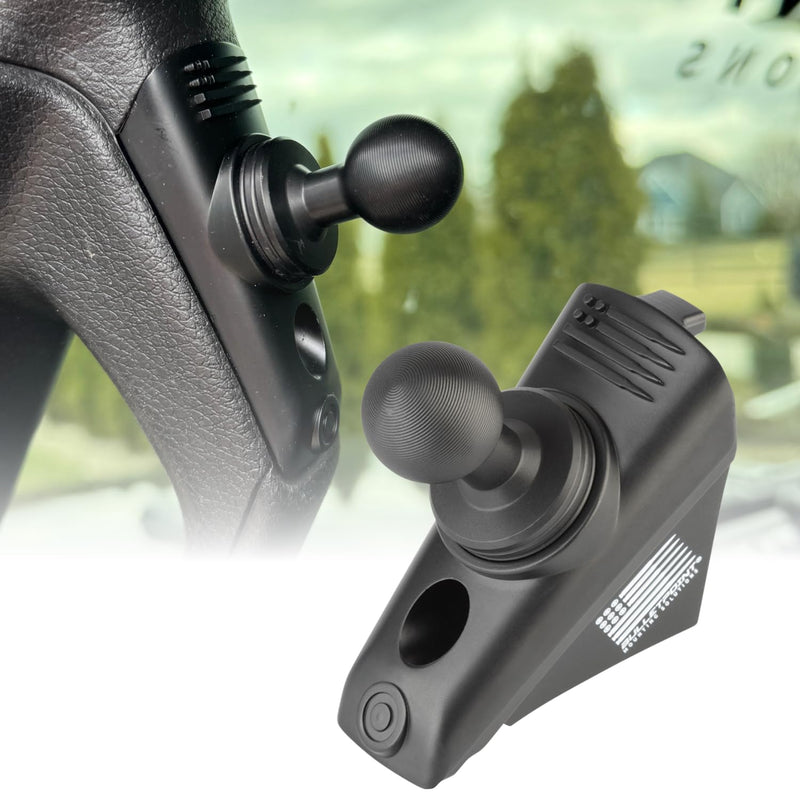 Bulletpoint Mounting Solutions A-Pillar Device Mount with 20mm Ball Compatible with 2018-2023 Jeep Wrangler JL & 2020-2023 Jeep Gladiator