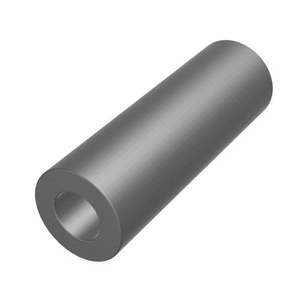 Steel Spacer 1/2" OD x 1/4" ID, Round Spacer Unthreaded Standoff Bushing Plain Finish, Fits Screws, Bolts 1/4" or M6, Metal Spacers Online (1-1/2" Length, 10 Pack) 1-1/2" Length