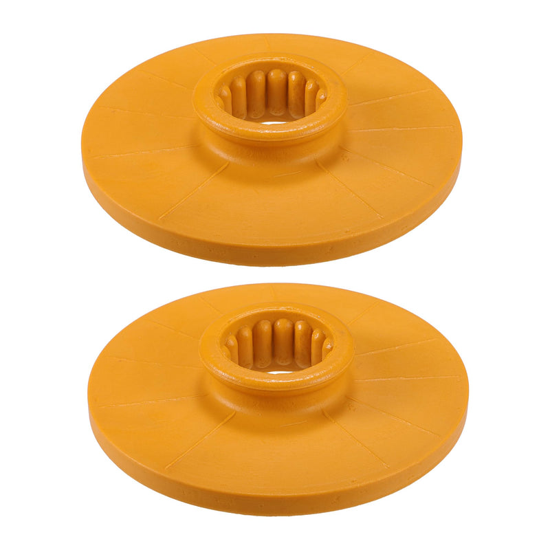 X AUTOHAUX 2pcs 5.31 Inch Rear Suspension Bump Stop Strut Bumper Bump Stop for Chevrolet Impala 2014-2020 No.13330714 Rubber Yellow