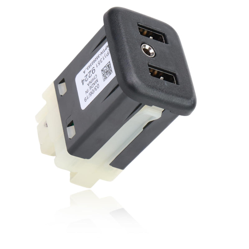 13519224 USB Port, AUX Interface Jack Compatible with Chevy Buick Cadillac GMC New Cruze Equinox Camaro New Lacrosse Verano Envision GL8S Velite5 Enclave