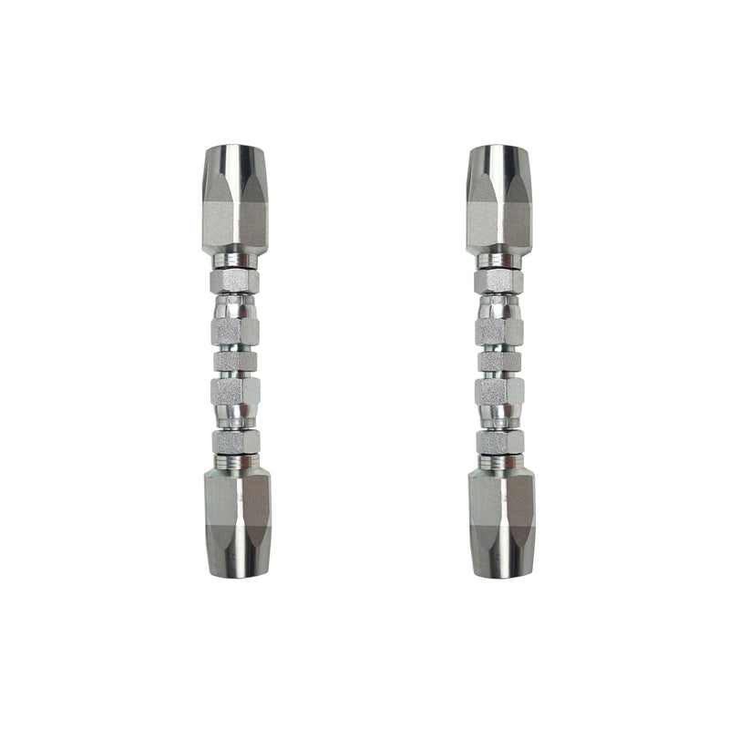 AKM 2-Pack Hydraulic Hose Field Repair Kit,1/4" Inner Diameter Reusable 2 Pack 1/4"