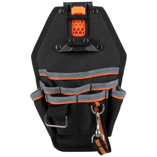 Klein Tools MODbox Tool Pouch, Electrician Bag, Quickly Attach and Release from Tool Belts and MODBox Rail System 8-Pocket 8-Pocket Pouch