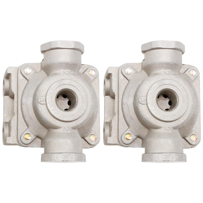 Air Brake Quick Release Valve Replacement for Bendix 229859 Midland KN32005 Haldex 229859X, 2 Pack