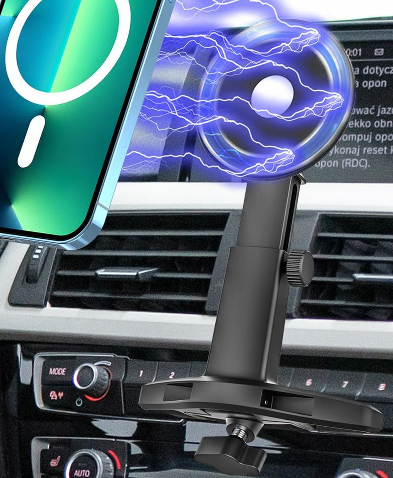 for MagSafe Car Mount CD Slot【20 Strong Magnets】Height Adjustable Magnetic Phone Holder CD Player, Cell Phone Holders for Your Car for iPhone 17 Pro Max 16 15 14 13 12 Air Plus, All Smartphones